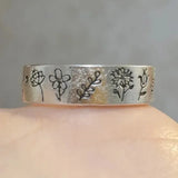 Handmade Vintage Dandelion Ring