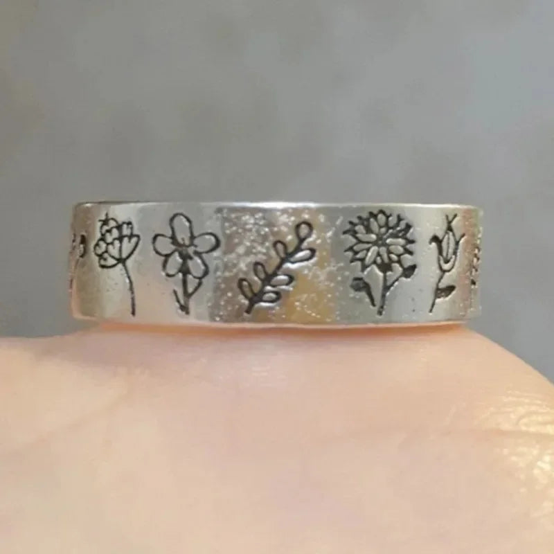 Handmade Vintage Dandelion Ring