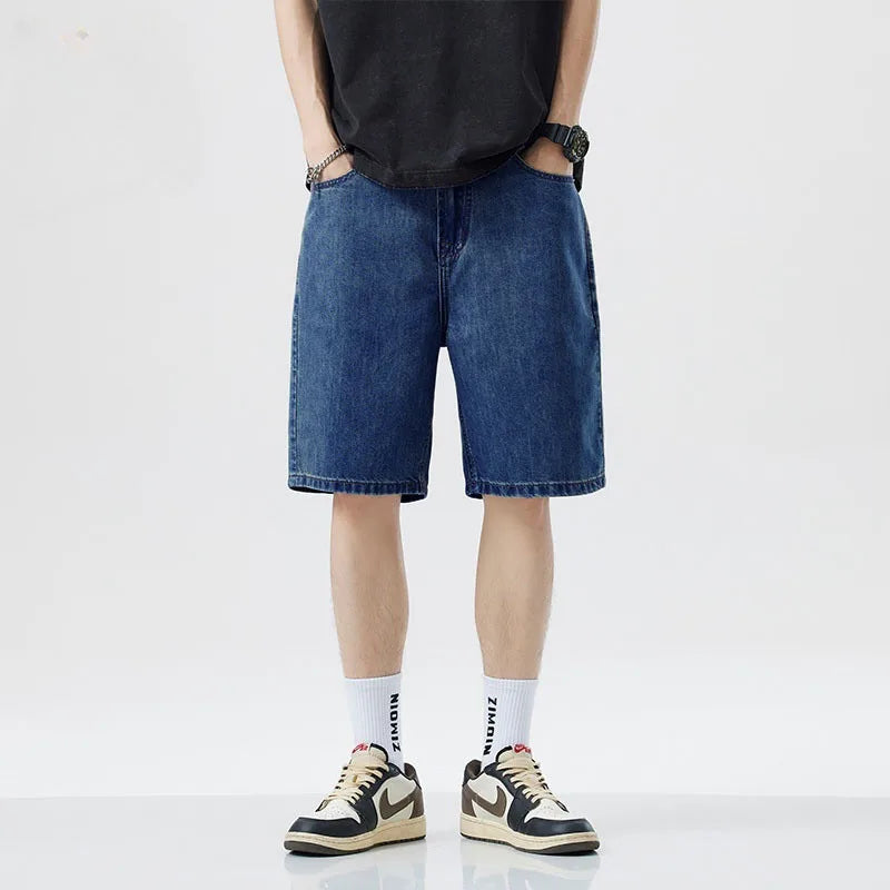 Vintage Loose Male Wide Leg Short