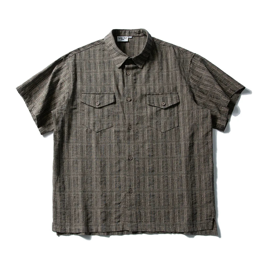 Oversize Plaid Tooling Shirt