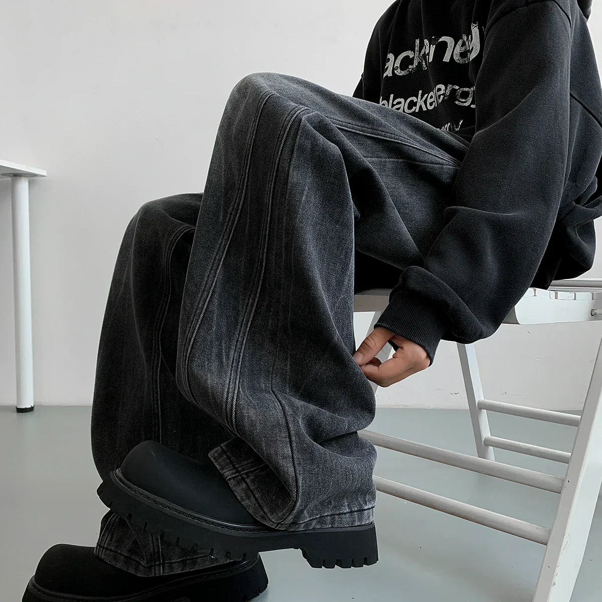 Winter Blue Denim Jeans