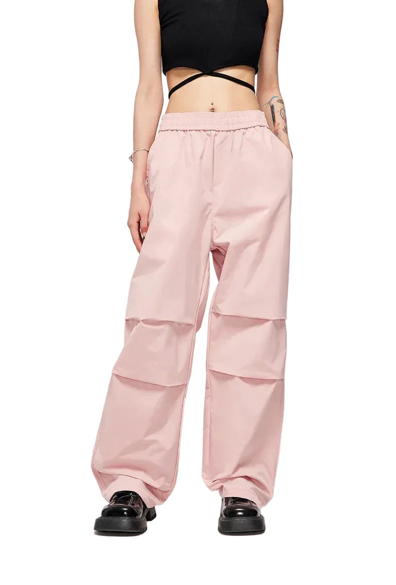 Barbie Core Parachute Cargo Pants