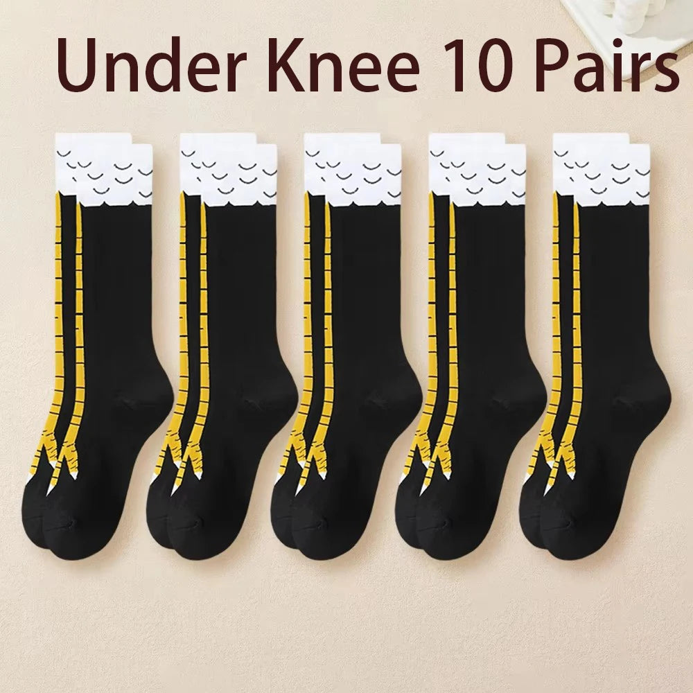 Funny Chicken Knee-High Socks