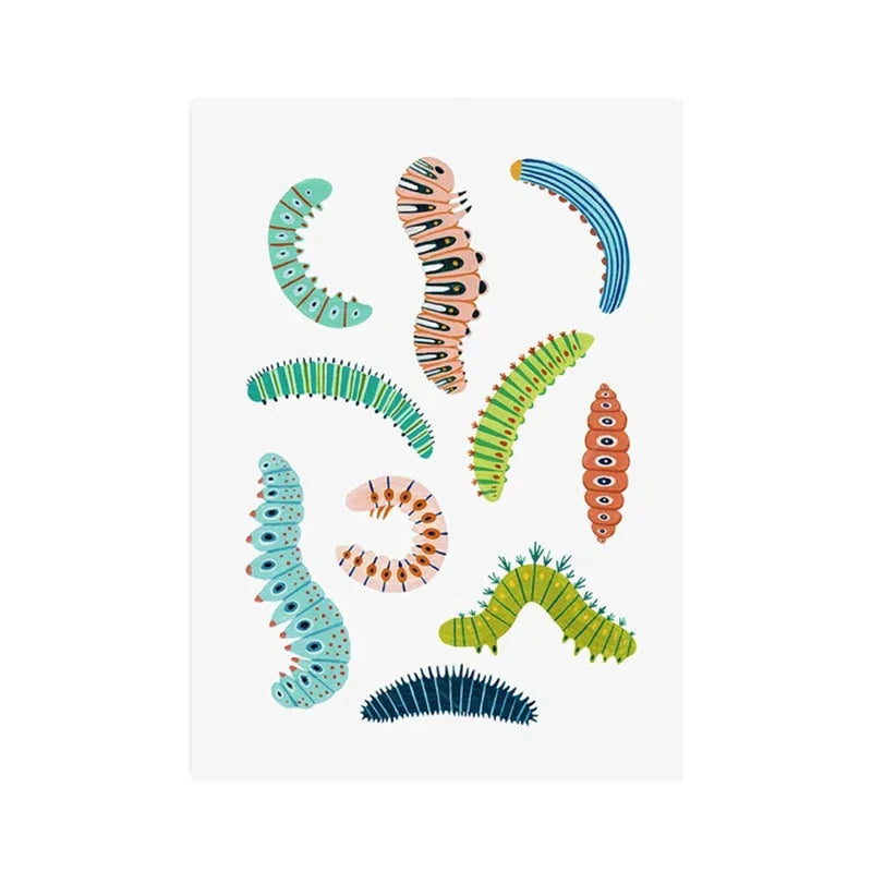 Butterfly Caterpillar Spring Posters