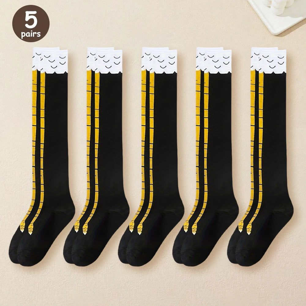Funny Chicken Knee-High Socks