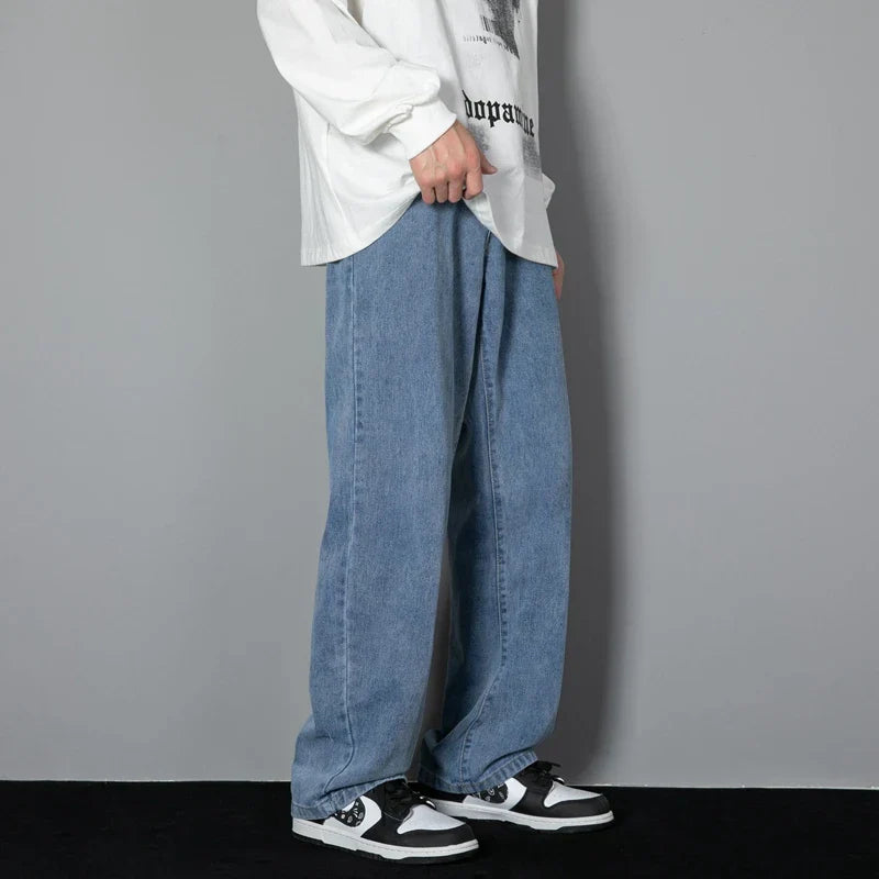 Soft Boy Korean Straight Leg Jeans