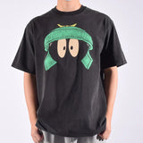 Camiseta negra coreana de estilo urbano vintage