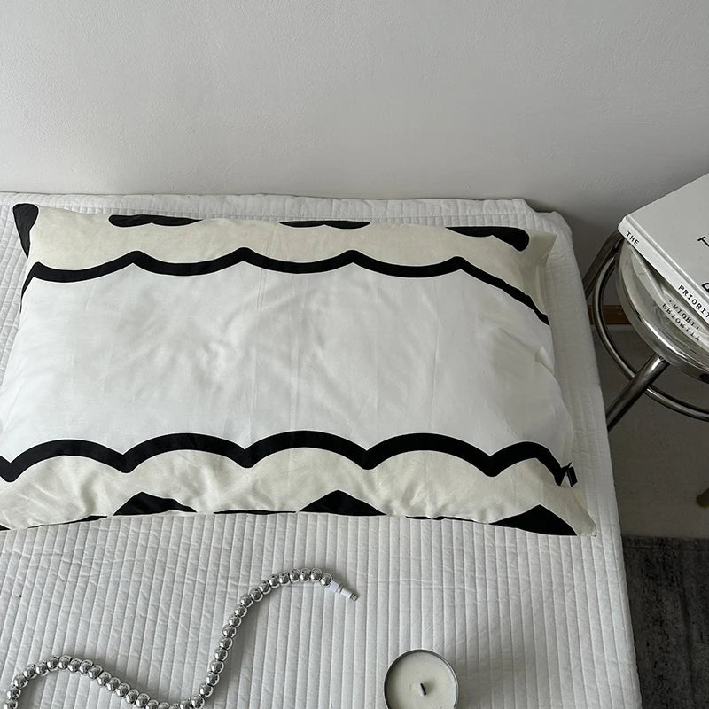 Cotton Colorful Stripe Pillow Case