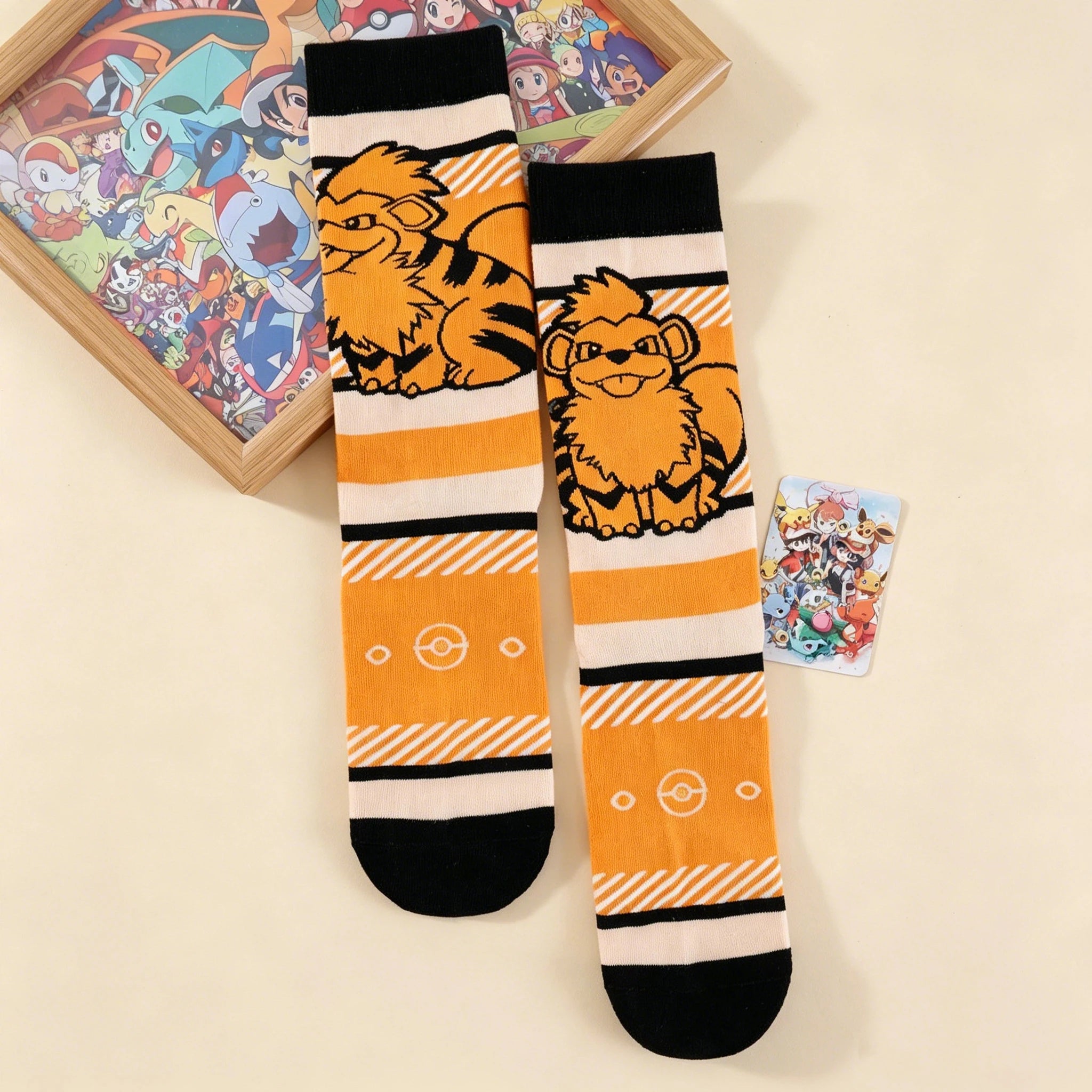 3 Pairs Anime Socks