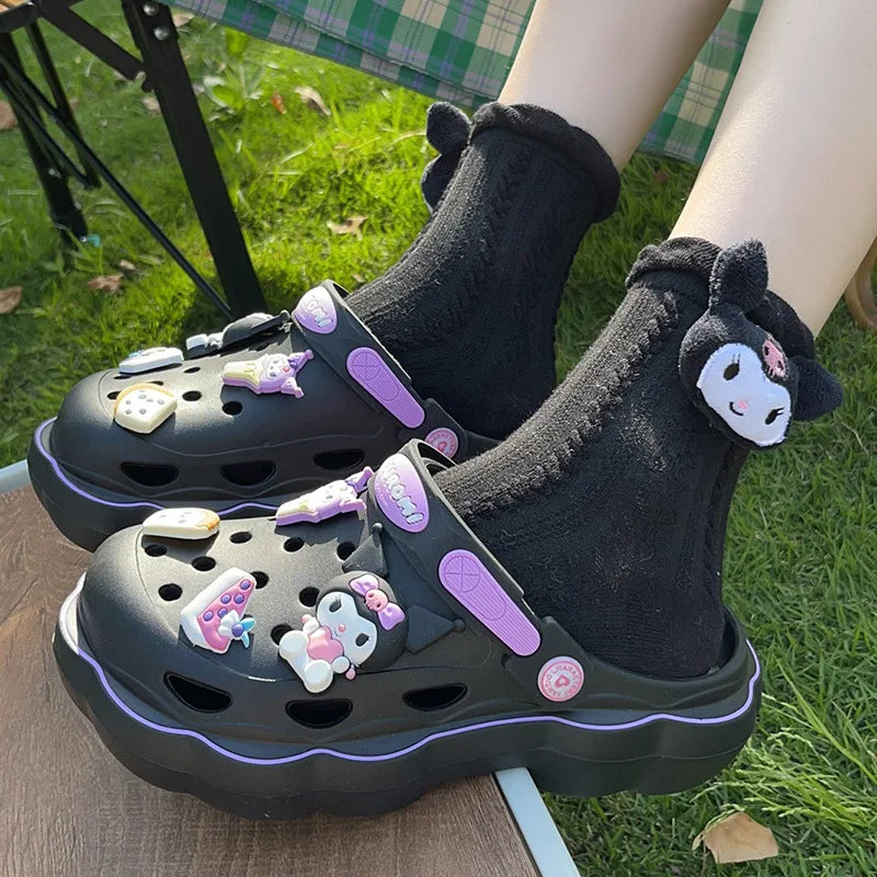 Cute Hello Kitty Soft Girl Crocs