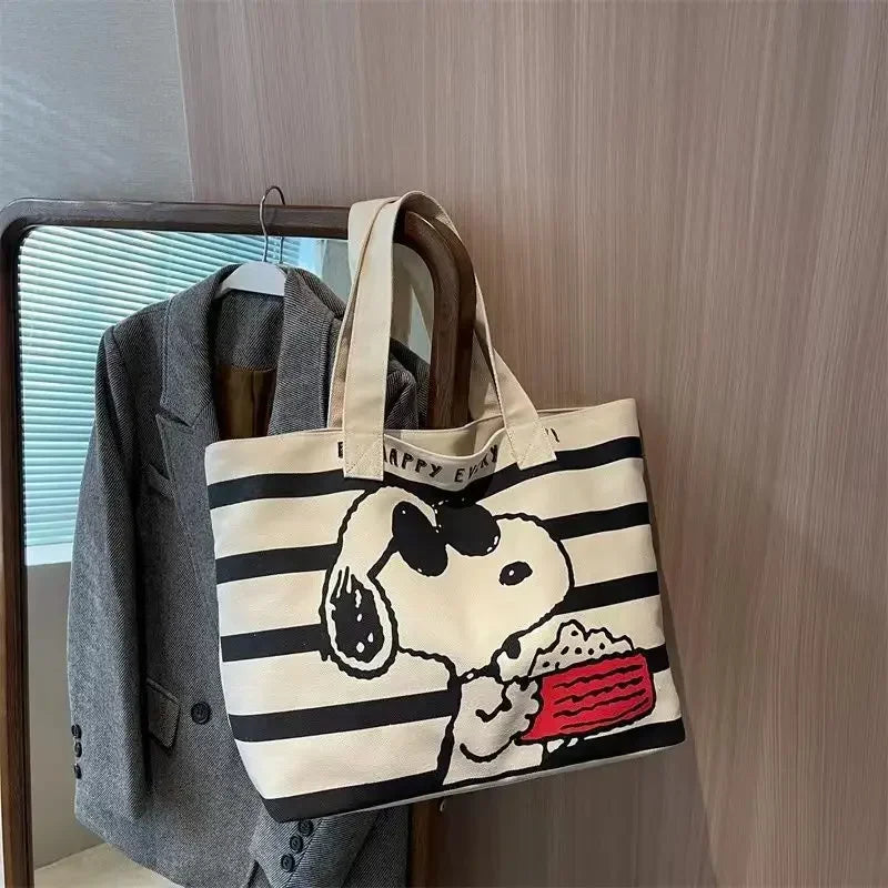 Chill Summer Dog Print Tote Bag
