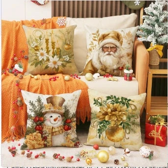 Vintage Christmas Pillow Covers