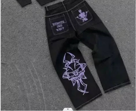 Retro Baggy Low Rise Cargo Jeans