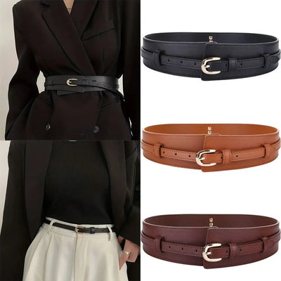 Wide Corset Detachable Coat Belt