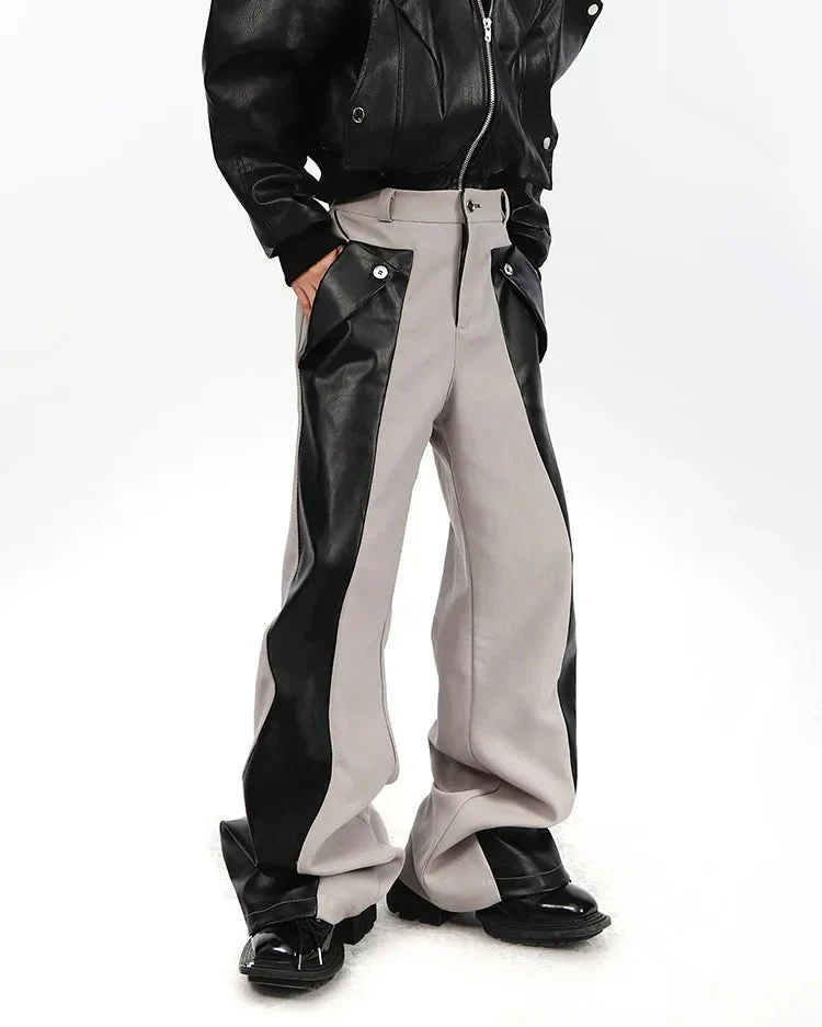 Cyperpunk Loose Patchwork Pants