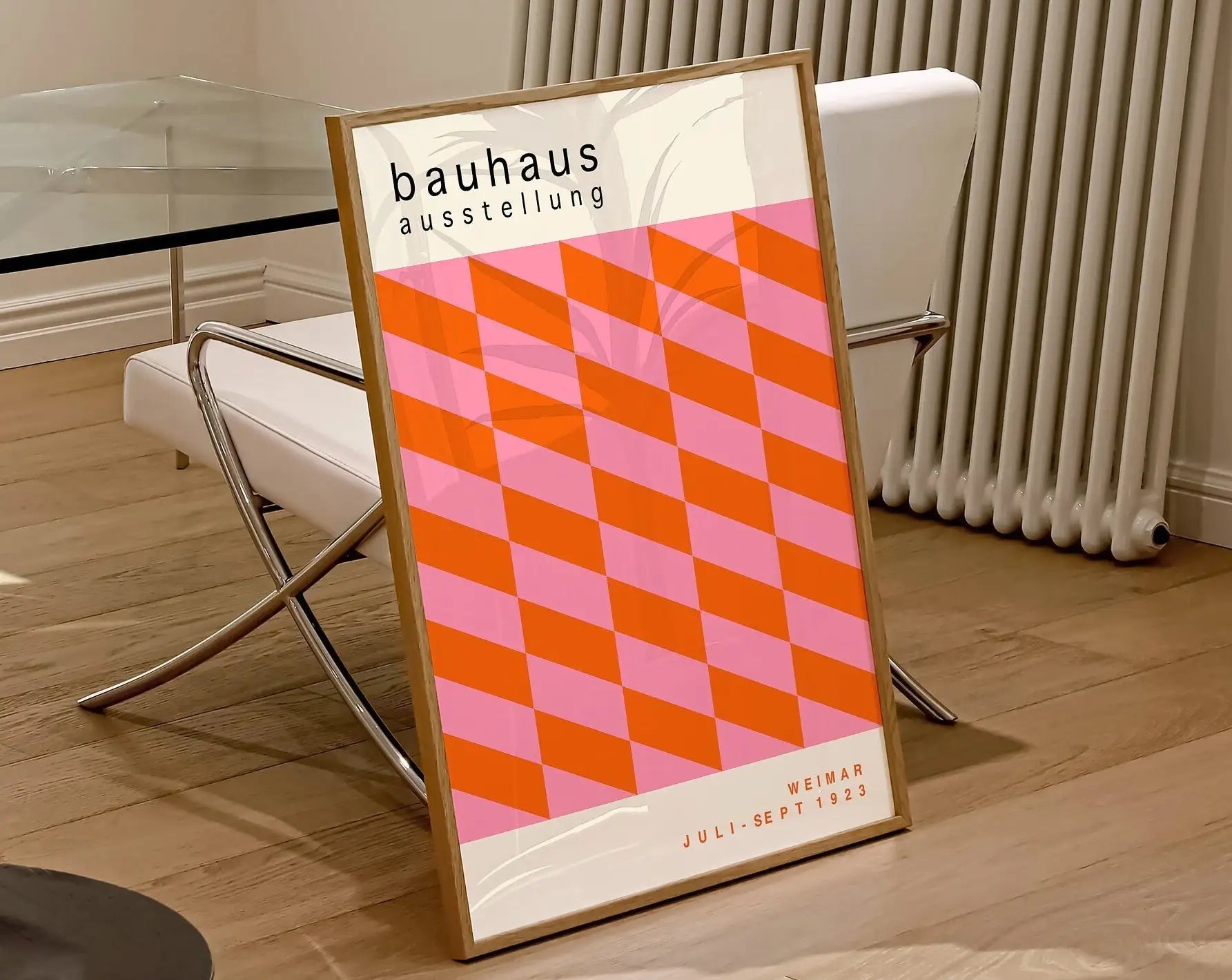 Modernist Geometric Canvas Poster