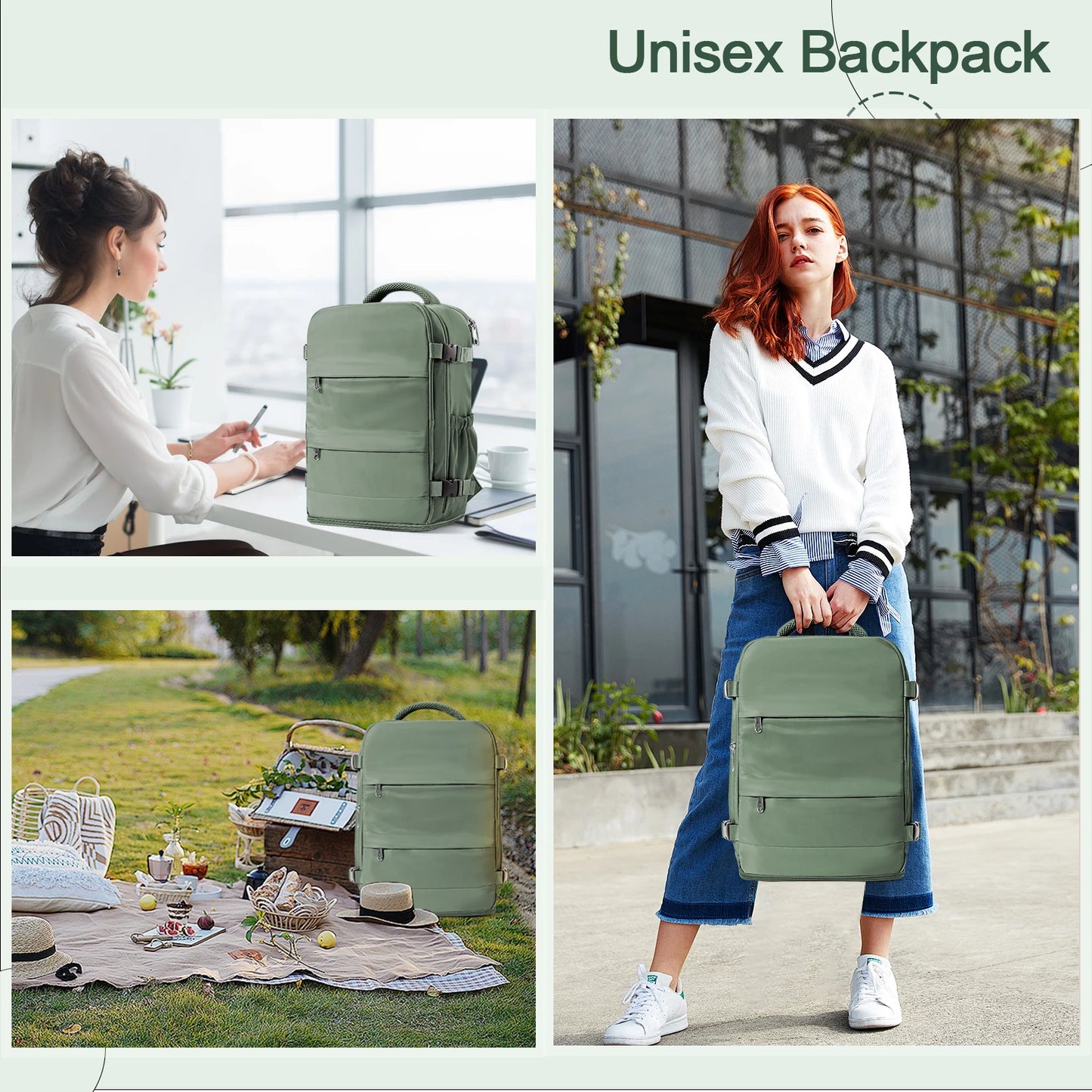 Multi Functional Travel Waterproof Laptop Backpack