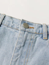 Baddie Embellished Ripped  Denim Jeans