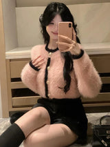 Cozy Buttoned Fuzzy Cardigan