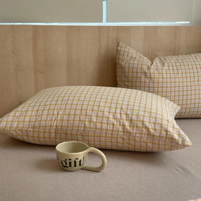Cotton Pillowcase Colorful Stripe Pillow Case