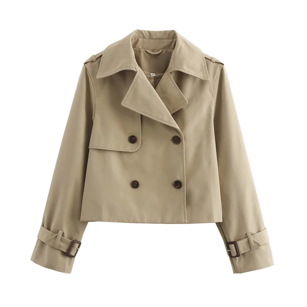 Old Money Double Breasted Long Sleeve Jacket