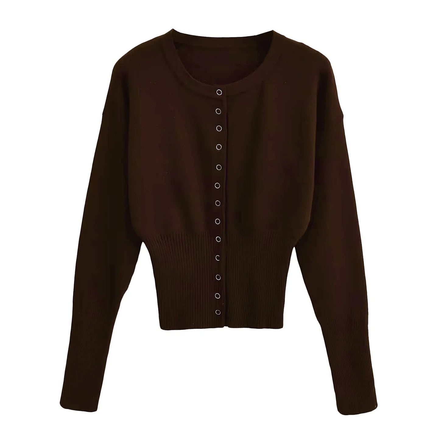 Corporate Girlie Ribbed Cardigan