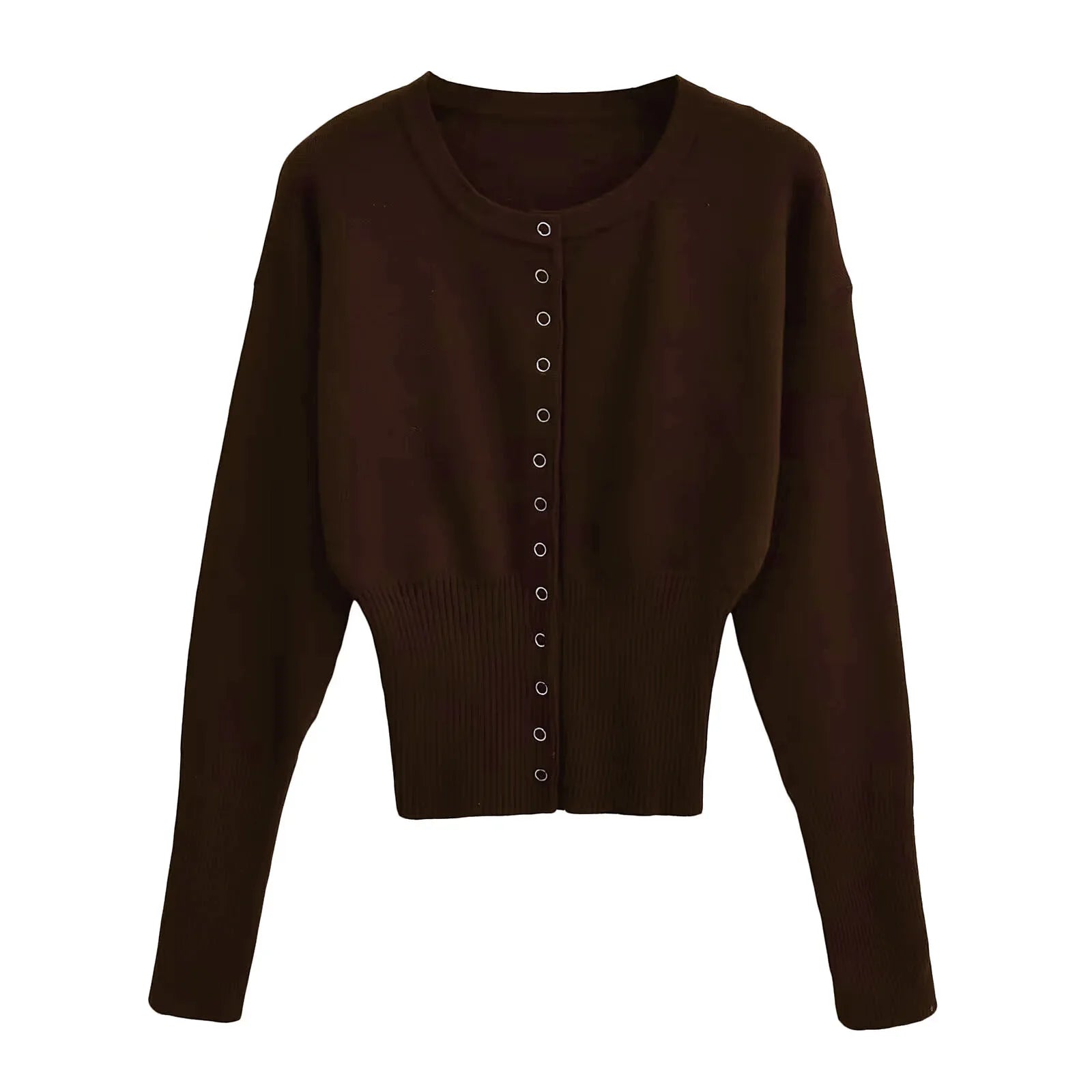 Corporate Girlie Ribbed Cardigan