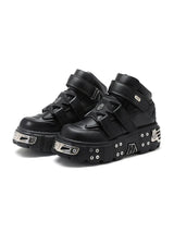 Grunge Heavy Metal Low Platform Shoes