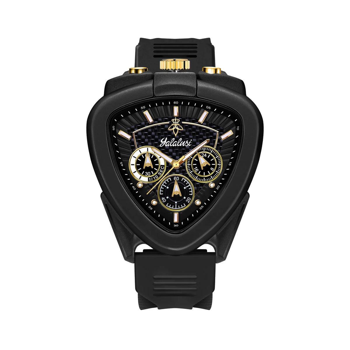 Sporty Triangular Dial Watch