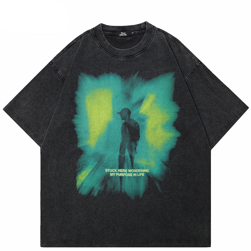 Retro Green Light T-Shirt