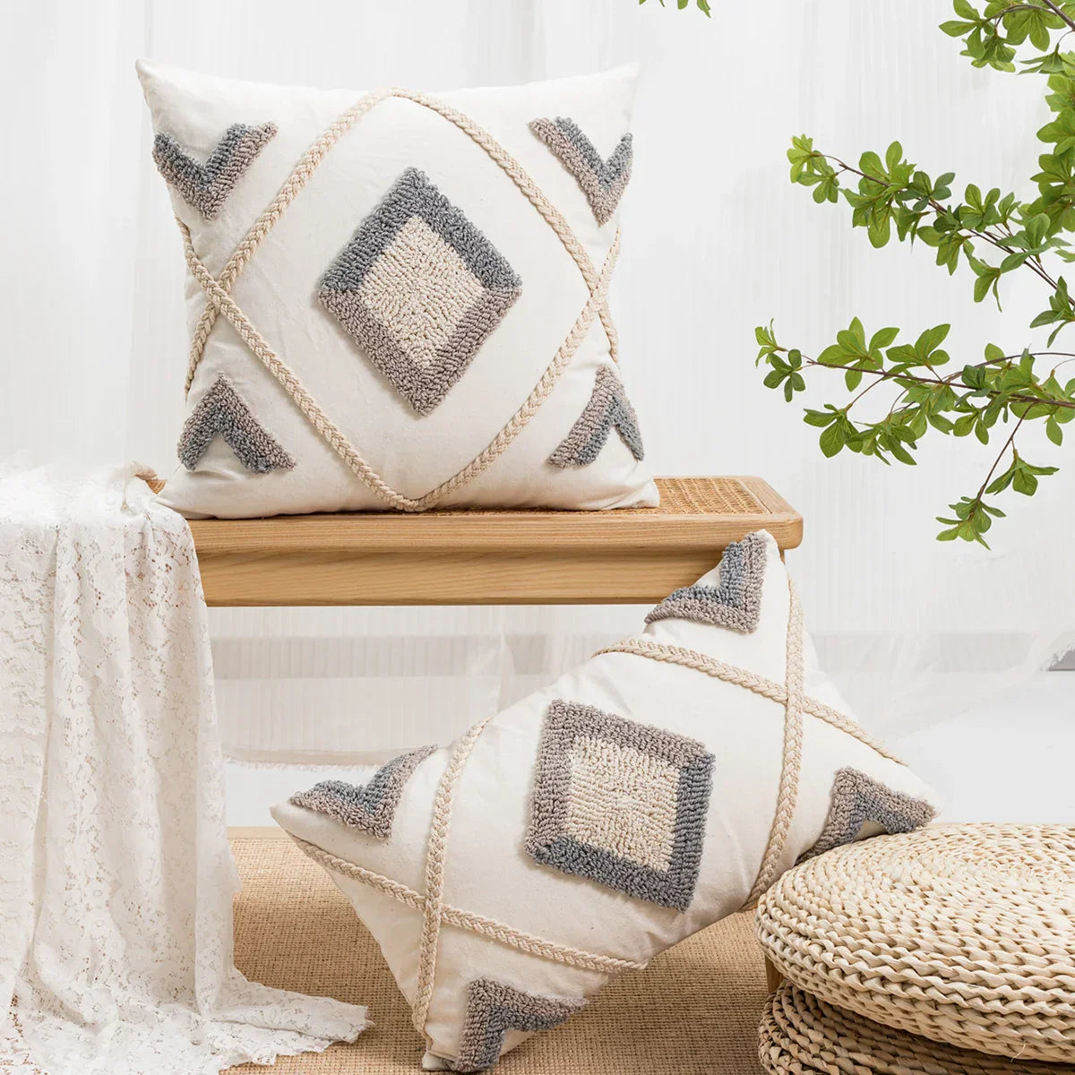 Throw Pillow Cover For Sofas In Bedrooms