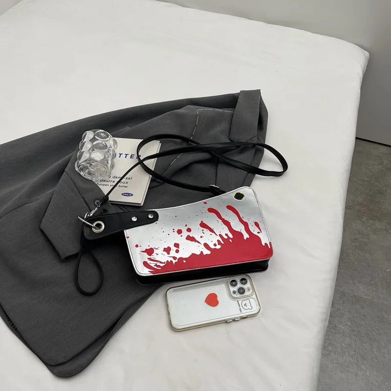Bloody Knife Clutch Bags