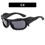 Y2K Twisted Irregular Sunglasses