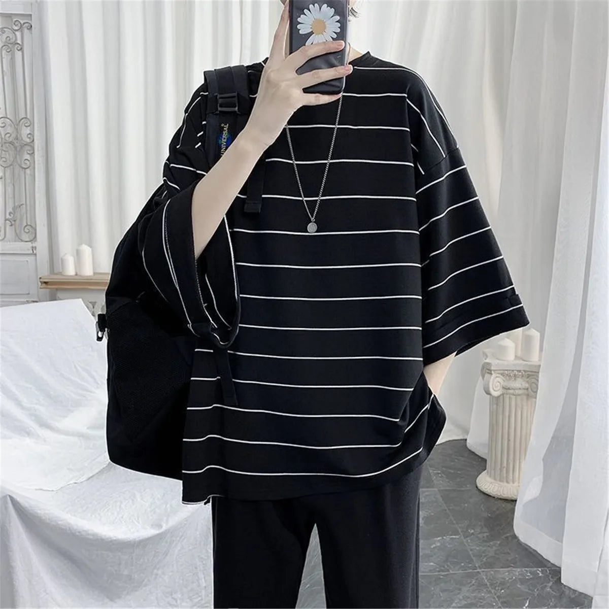 Summer Oversized Stripped T-shirt