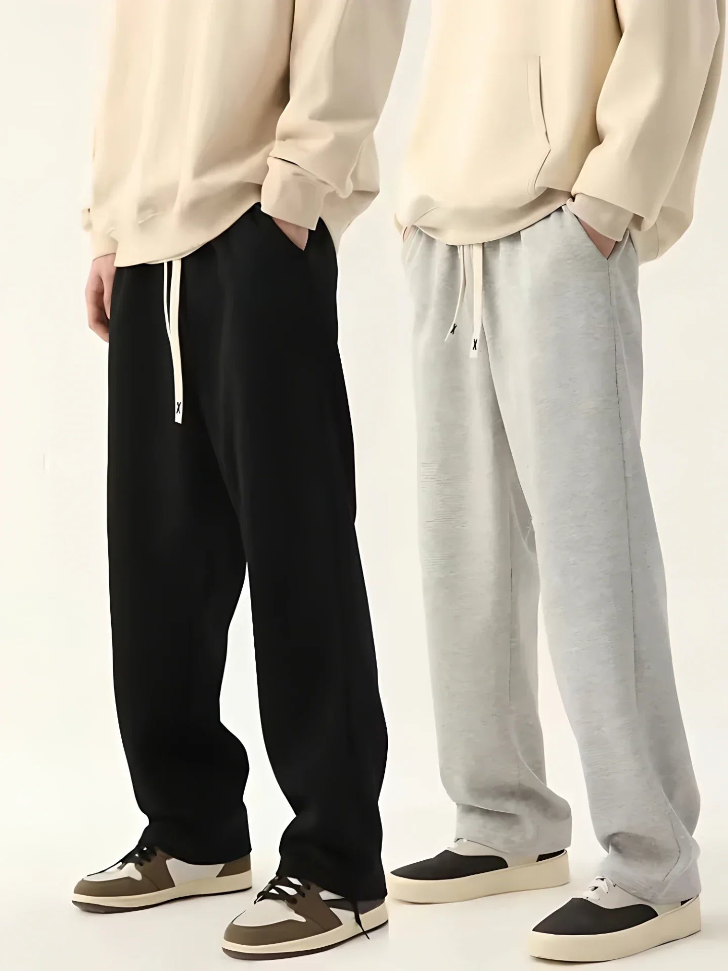 Lockere, atmungsaktive, weite Jogginghose