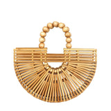 Bamboo Fan-shaped Handbag