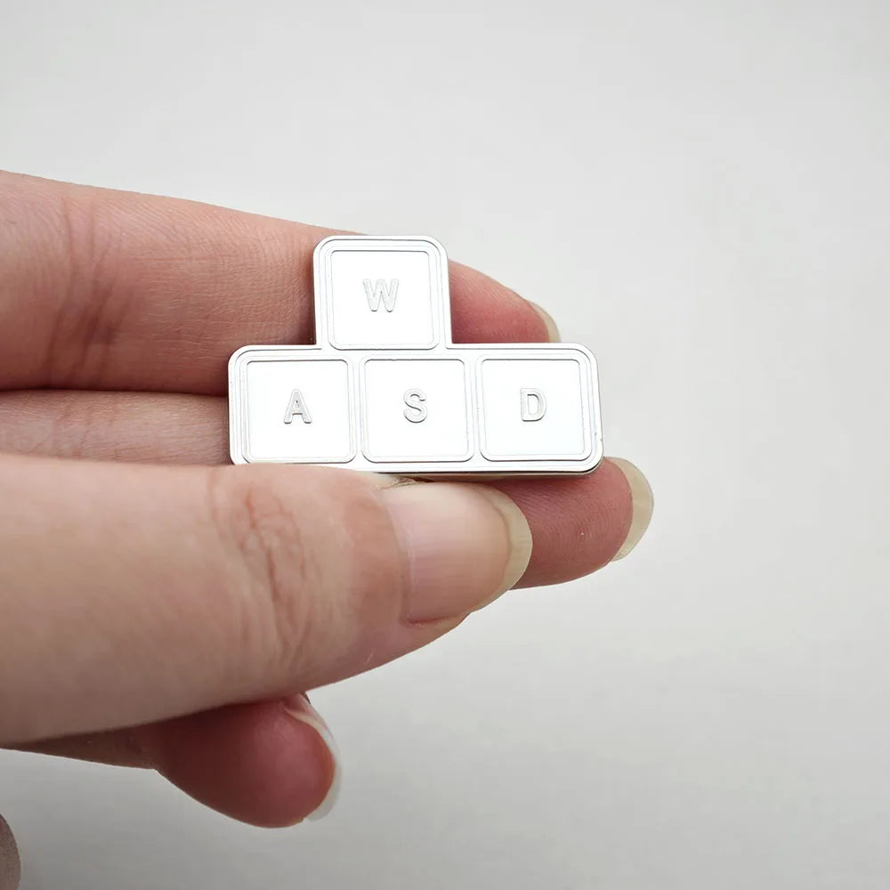 WASD Keycap Enamel Pin