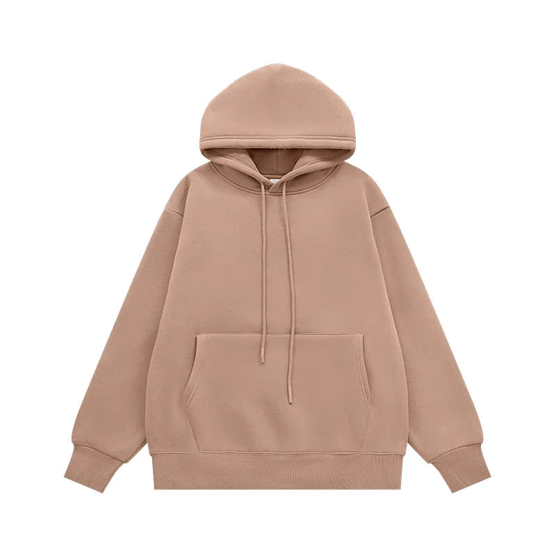 Baggy Solid Color Hoodies