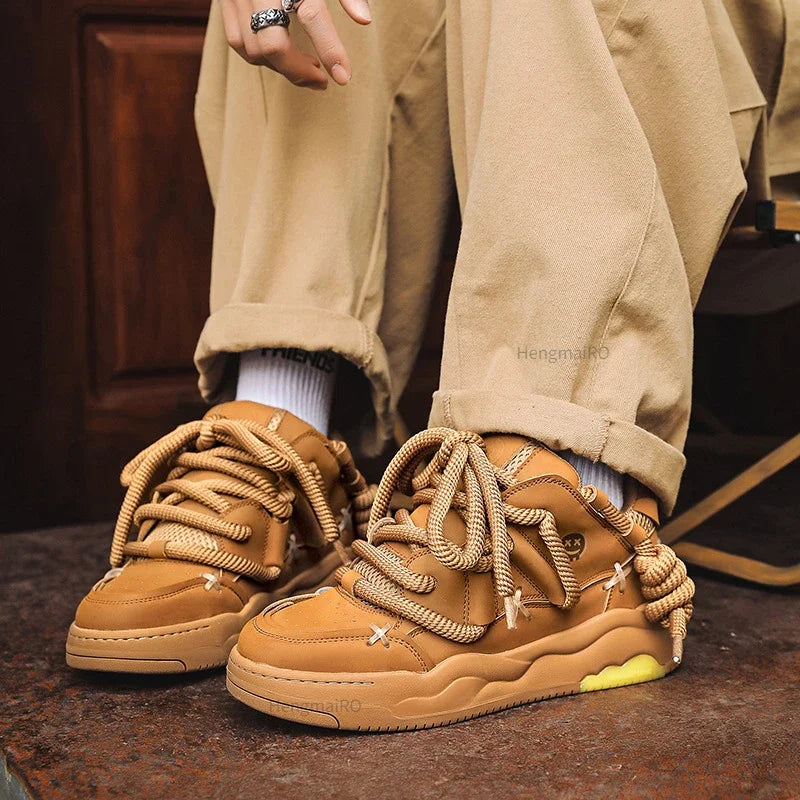Retro Punk Canvas-Sneakers für die Schule