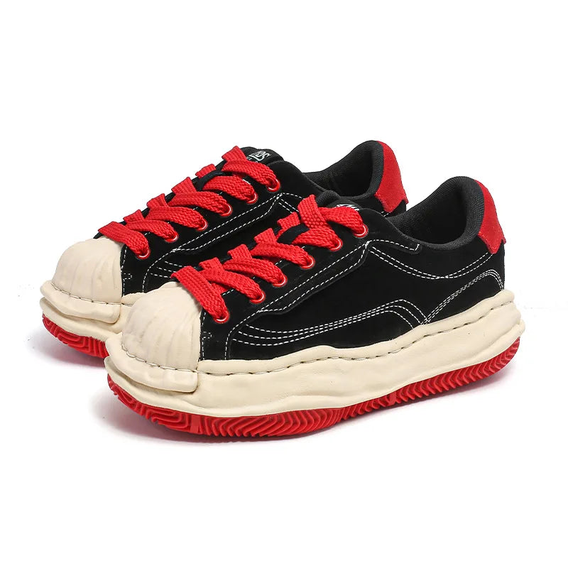 Colorful Retro Punk Skater School Sneakers