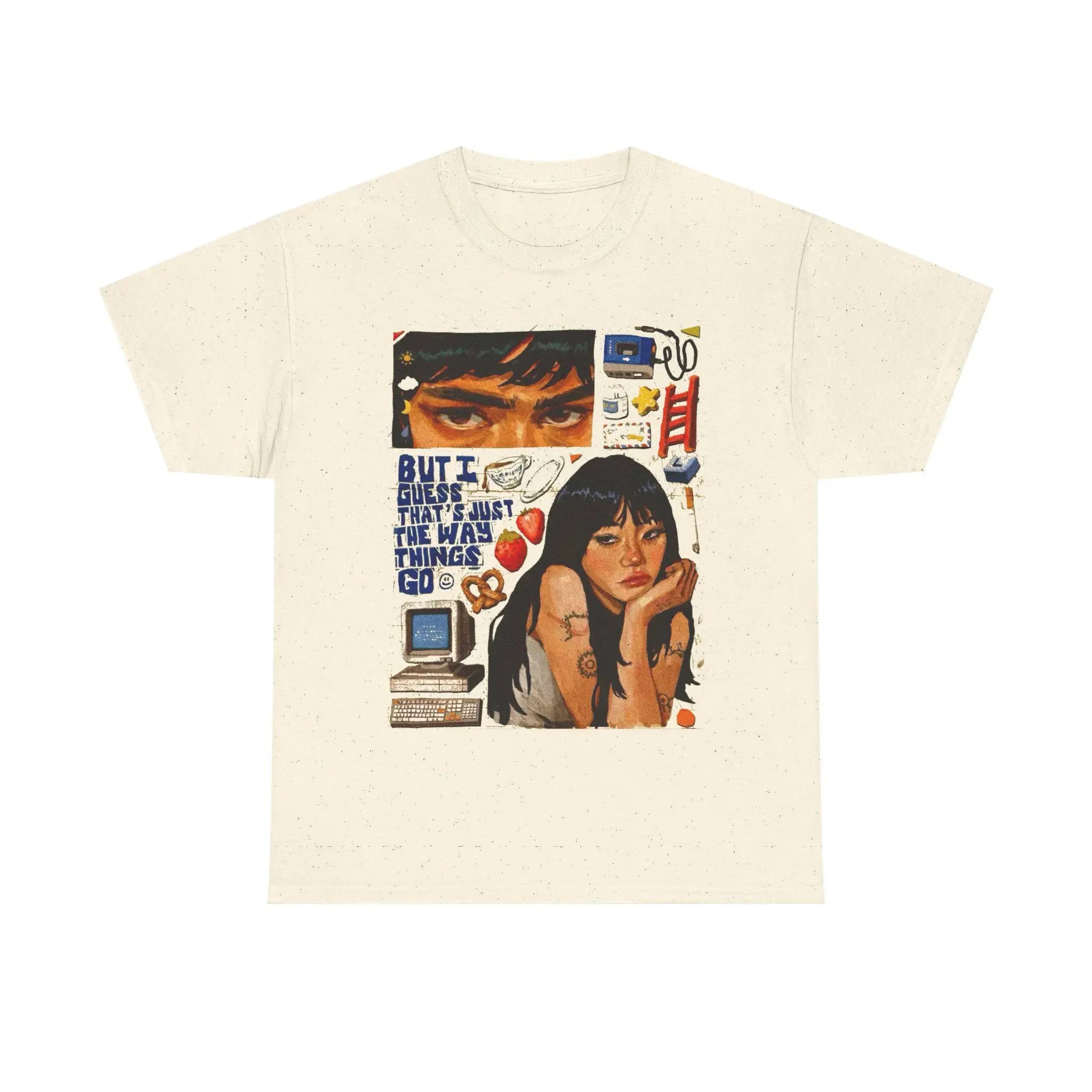 Retro Japanese Anime Girl Indie T-shirt