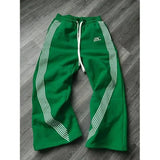 Y2K Striped Pattern Straight Leg Pants
