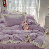 Ruffle Lace Princess Style Bedding Sets