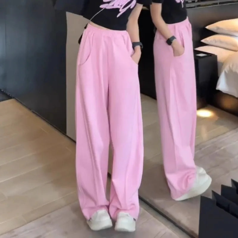Barbie Core High Waist Slim Pants