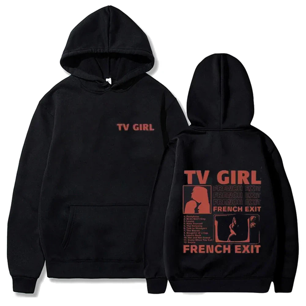 Retro TV Girl Musikalbum Hoodie