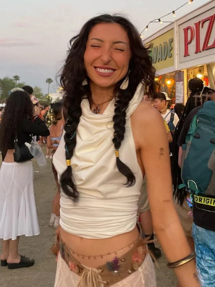 Hooded Edgy Y2k Sexy Crop Top