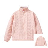 Barbie Core Pink Hearted Puffer Jacket