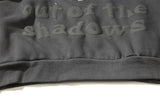 Sudadera gótica con capucha y calavera de llamas espumosas