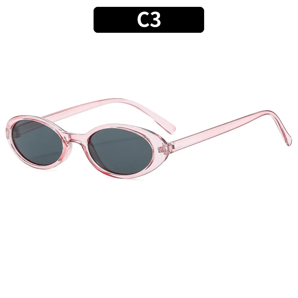 Y2K Retro Oval Sunglasses