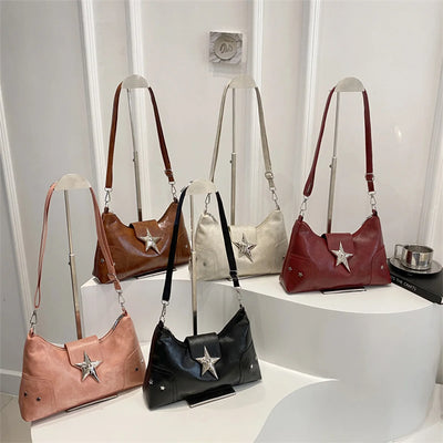 Y2K Vintage Star Rodeo Shoulder Bag